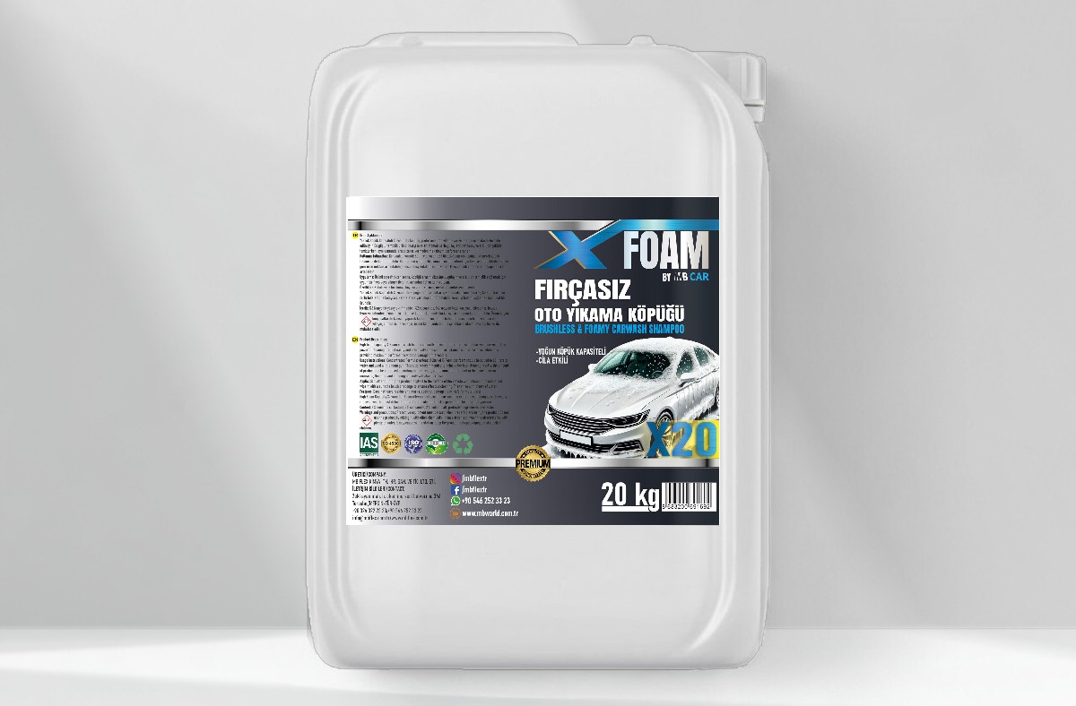 X-Foam Fırçasız Cilalı Oto Köpüğü X20