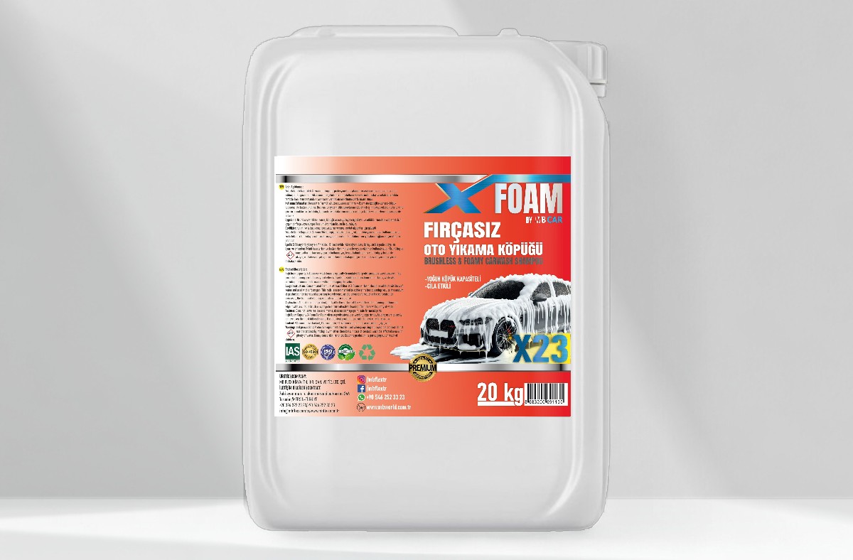 X-Foam Fırçasız Cilalı Oto Köpüğü X23