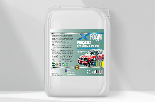 X-Foam Fırçasız Cilalı Oto Köpüğü X10